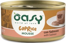 OASY Cat Caprice Mousse Kot Salmon Łosoś 85g