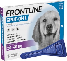 FRONTLINE Spot-On Krople na kleszcze dla psa L 20-40kg 3szt.