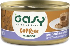 OASY Cat Caprice Mousse for Kittens Mus Kurczak dla kociąt 85g