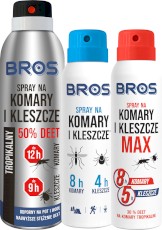 BROS Spray na komary i kleszcze 90ml