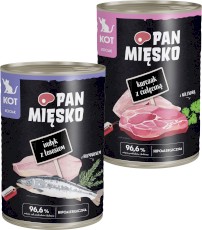 PAN MIĘSKO Kurczak z Cielęciną dla kociąt 400g