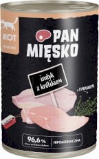 PAN MIĘSKO Indyk z Królikiem dla kota 400g