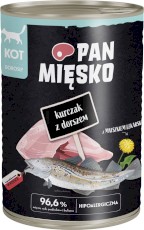 PAN MIĘSKO Kurczak z Dorszem dla kota 400g