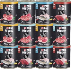 PAN MIĘSKO MIX SMAKÓW dla psa 12x800g