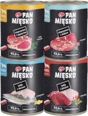 PAN MIĘSKO Wieprzowina z Jagnięciną dla psa 800g