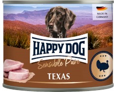 HAPPY DOG Sensible Pure TEXAS Indyk 200g