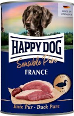 HAPPY DOG Sensible Pure FRANCE Kaczka 400g