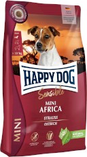 HAPPY DOG Sensible MINI AFRICA Struś ziemniaki 300g