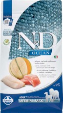 FARMINA ND DOG OCEAN Salmon Cod Melon Adult Medium / Maxi 2,5kg