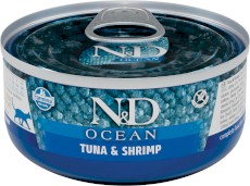 FARMINA ND CAT OCEAN Tuna Shrimp Tuńczyk Krewetki 70g