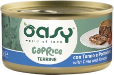 OASY Cat Caprice Terrine Tuńczyk z Pomidorami dla kota 85g