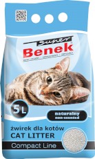 Super BENEK Compact Naturalny Żwirek bentonitowy 5l