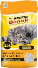 Super BENEK Standard Naturalny Żwirek bentonitowy 25l