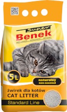 Super BENEK Standard Naturalny Żwirek bentonitowy 5l