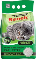 Super BENEK Standard Zielony Las Żwirek bentonitowy 5l