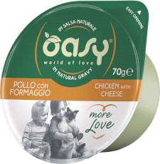 OASY Cat More Love Cup Kurczak z Serem 70g