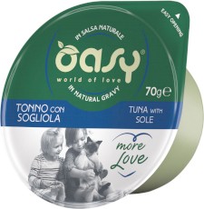 OASY Cat More Love Cup Tuńczyk z Solą 70g