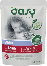 OASY Cat Lifestage Adult Lamb Jagnięcina w sosie 85g