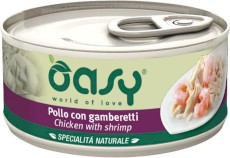 OASY Cat Specialita Naturale Kurczak Krewetki 150g