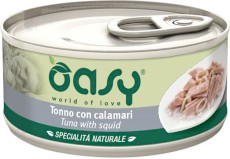 OASY Cat Specialita Naturale Tuńczyk Kalmary 150g