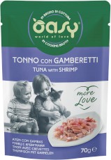 OASY Cat More Love Tuna Shrimp Tuńczyk Krewetki 70g