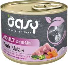 OASY Dog OAP GF Adult Small / Mini Pork Wieprzowina 200g