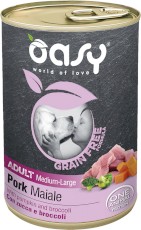 OASY Dog OAP GF Adult Medium / Large Pork Wieprzowina 400g