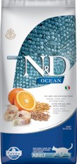 FARMINA ND CAT OCEAN Cod Spelt Oats Orange Adult 10kg