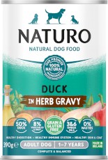 NATURO Adult Dog GF Kaczka w sosie ziołowym 390g