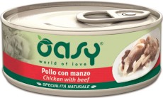 OASY Cat Specialita Naturale Kurczak Wołowina 150g