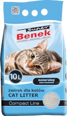 Super BENEK Compact Naturalny Żwirek bentonitowy 10l