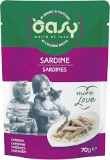 OASY Cat More Love Sardines Sardynki 70g