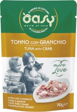 OASY Cat More Love Tuna Crab Tuńczyk Krab 70g