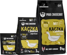 PAKA ZWIERZAKA Kaczka z Jabłkiem M bez zbóż 1,5kg