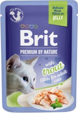 BRIT Premium Cat Fillets in Jelly Trout PSTRĄG galaretka 85g