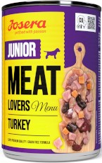 JOSERA Meat Lovers Junior Menu Turkey Indyk bez zbóż 400g