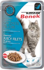 SUPER BENEK Soczyste Filiecki w sosie z Pstrągiem 85g