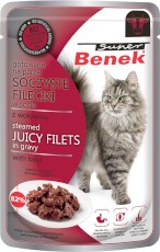 SUPER BENEK Soczyste Filiecki w sosie z Wołowiną 85g