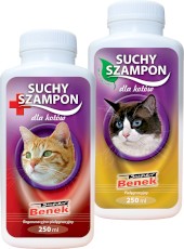 SUPER BENEK Szampon Suchy Pielęgnacyjny Dla Kotów 250ml