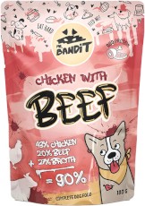 MR.BANDIT Chicken BEEF Kurczak Wołowina 180g