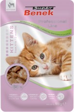 SUPER BENEK Professional Line Kittens Jagnięcina Marchewka 100g