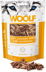 WOOLF Soft Chicken Cod Sandwich Kurczak Dorsz 100g