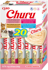 INABA Cat Treat Churu Mix z Owocami Morza 20x14g