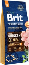 BRIT Premium by Nature Adult Medium 15kg *PROMOCJA -  ODBIÓR W GŁÓWNYM MAGAZYNIE*