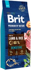 BRIT Premium by Nature Lamb / Rice Sensitive 15kg *PROMOCJA - ODBIÓR W GŁÓWNYM MAGAZYNIE*