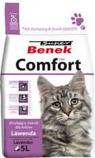 Super BENEK Comfort Lawenda Żwirek bentonitowy 5l