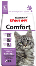 Super BENEK Comfort Lawenda Żwirek bentonitowy 10l