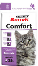 Super BENEK Comfort Lawenda Żwirek bentonitowy 25l