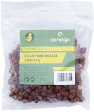 CANAGRI PET Rollsy Mini Krążki z Kaczki 500g