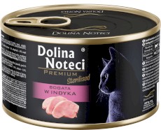 DOLINA NOTECI PREMIUM Kot Sterilised Indyk 185g